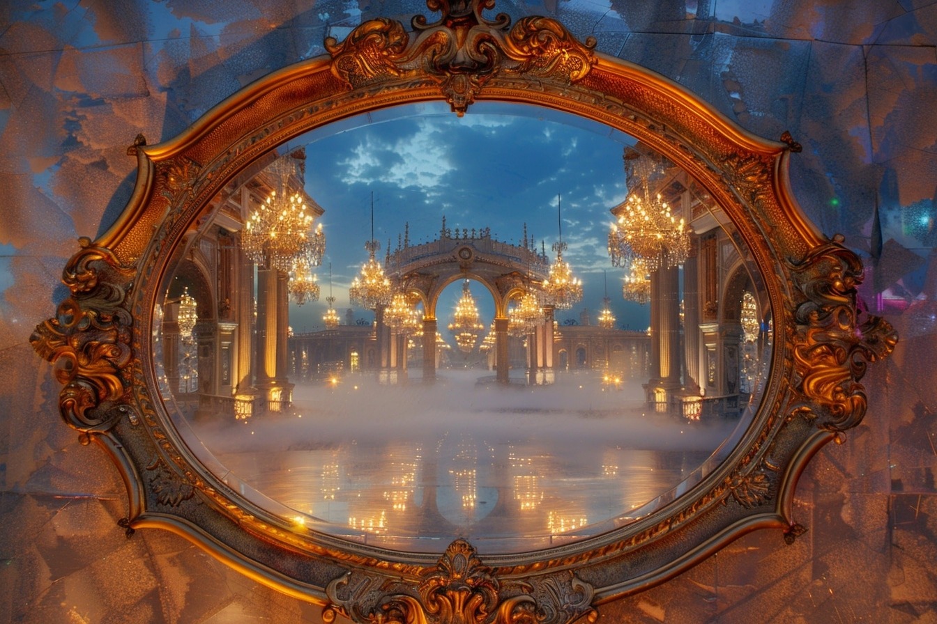 Comment intégrer efficacement un miroir magique dans le décor d'un événement ?